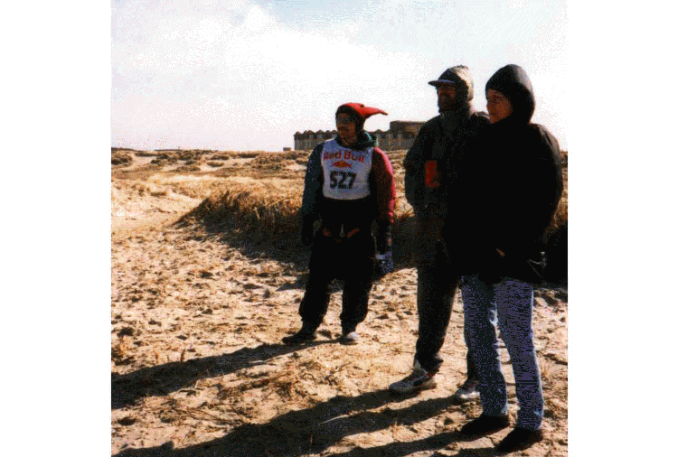 Ralf, Jürgen und Renate: "Wann geht endlich die Flut und wann kommt endlich der Wind?"